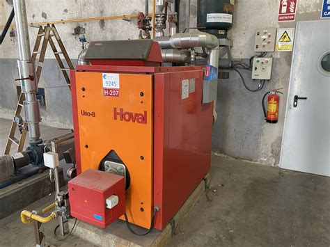 USED HOVAL UNO-3 190 kW OIL/GAS LOW TEMPERATURE BOILER - Comquima ...