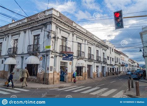 Street In The White City Sucre Editorial Image Image Of Place