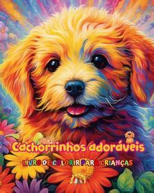 Cachorrinhos Ador Veis Livro De Colorir Para Crian As Cenas