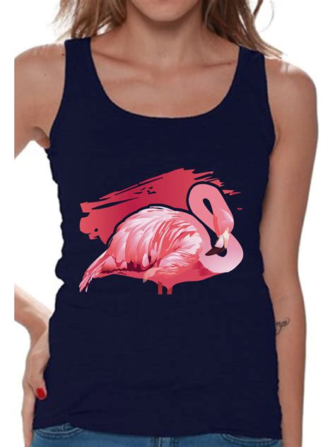 Awkward Styles Flamingo Tank Top For Women Flamingo Sleeveless Shirt