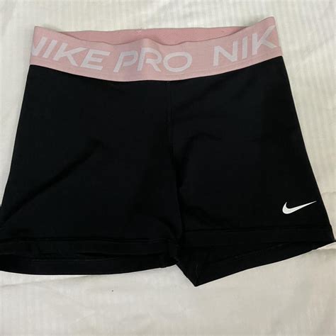 Pink Black Nike Pros Minor Cracking On Depop