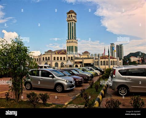 Masjid Terapung The Floating Mosque Pulau Pinang Malaysia Stock