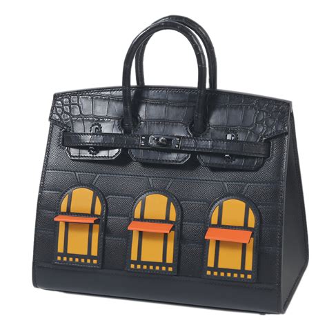 Herm S Limited Edition Matte Alligator Birkin Faubourg Handbag In