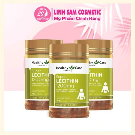 Mầm Đậu Nành Healthy Care Super Lecithin 1200mg Hộp 100 Viên Hàng Chính Hãng Shopee Việt Nam