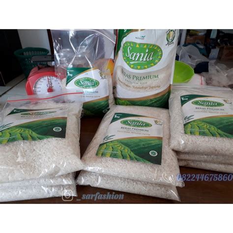 Jual Beras Sania Repack Kg Shopee Indonesia