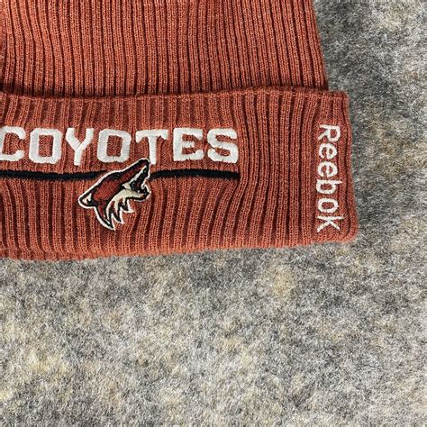 Arizona Coyotes Beanie Adult One Size Reebok Cuffed Knit Center Ice Nhl