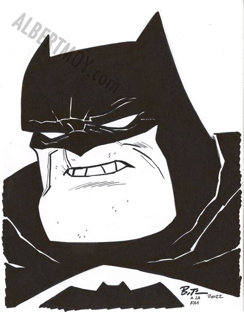 Albert Moy Original Comic Art Head Shots By Bruce Timm