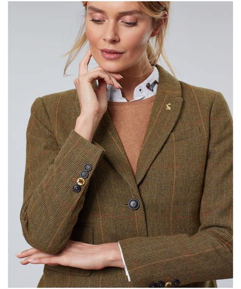 Womens Joules Wiscomb Tweed Jacket