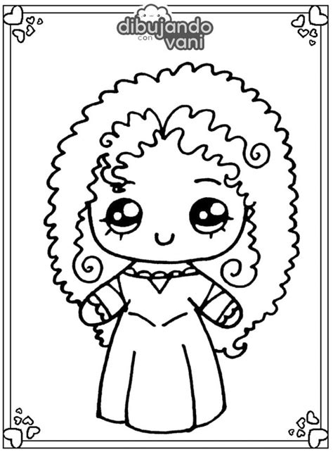 Dibujo De Merida Para Imprimir Y Colorear Dibujando Con Vani