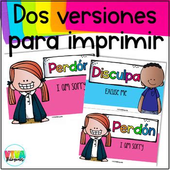 Palabras Mágicas Amables Kind Words Bilingual Posters by VIVA