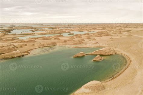 Wind erosion terrain landscape, yardang landform. 27861471 Stock Photo ...