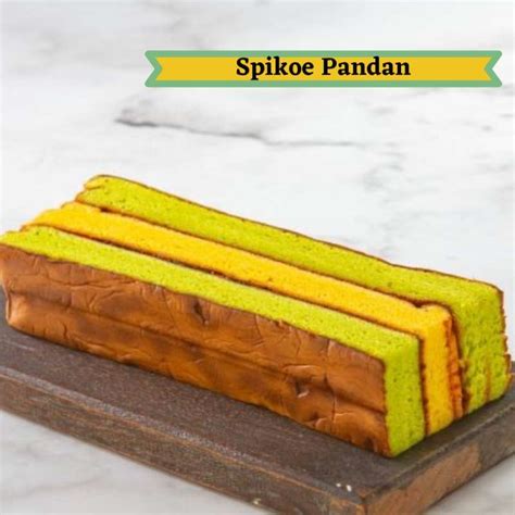 Jual Livana Spikoe Pandan Kue Lapis Oleh Oleh Khas Surabaya 22x6 Cm