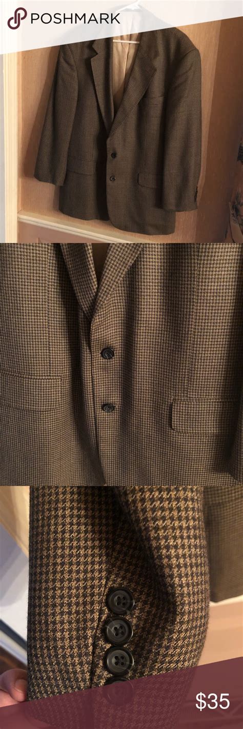 Oscar De La Renta Mens Sports Coat Sz 46R Like New Mens Sports Coat