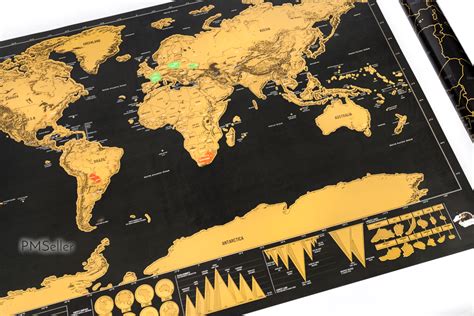 65 MAPA ZDRAPKA ŚWIATA DUŻA PODRÓŻNA PREZENT 7236986869