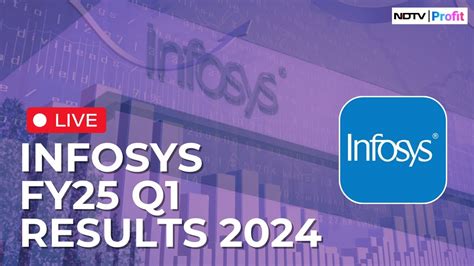 Infosys Q1 Results Live I Infosys Fy25 Quarterly Earnings 2024 I