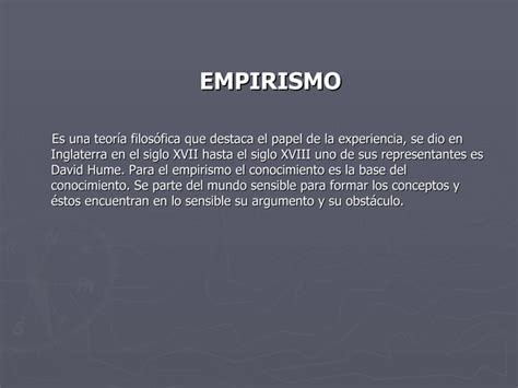 Diferencia Entre Racionalismo Y Empirismo Ppt