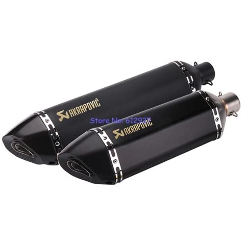 Mm Mm Inlet Mm Motorcycle Exhaust Pipe Muffler Akrapovic Laser