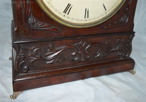 Antiques Atlas A Gwr Twin Fusee Bracket Table Clock