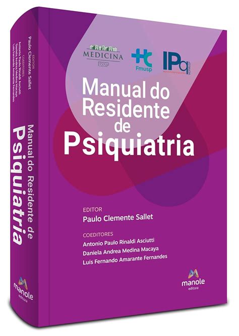 Manual Do Residente De Psiquiatria Amazon Br