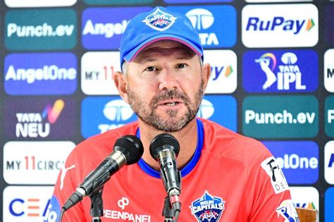 Bengaluru Delhi Capitals Head Coach Ricky Ponting Addresses A Press