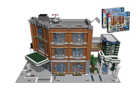 LEGO MOC HOSPITAL Corner Garage 10264 by dagupa | Rebrickable - Build ...