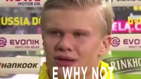 Haaland Meme / Erling Haaland Delivers Bizarre Post Match Interview And It S Left Fans Shook ...