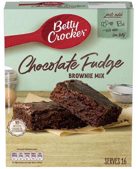 Chocolate Fudge Brownie Mix Baking Mixes Betty Crocker Uk