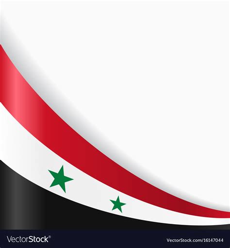 Syrian Flag Background Royalty Free Vector Image