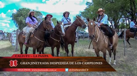 Jineteando en Caleufú La Pampa YouTube