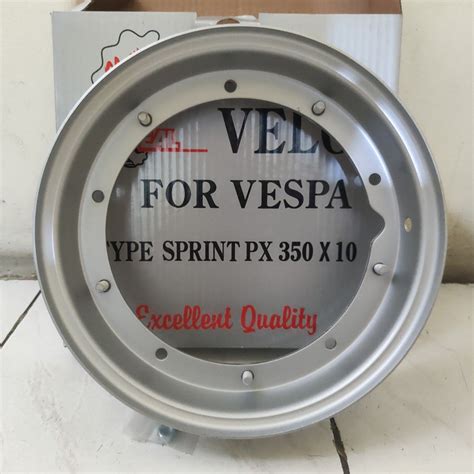 Jual Velg Vespa Px Excel Exclusive Strada Spartan Ring 10 Eal Shopee