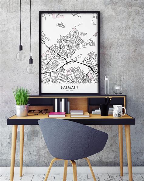 Sydney – Balmain Map Print - Chelsea Chelsea