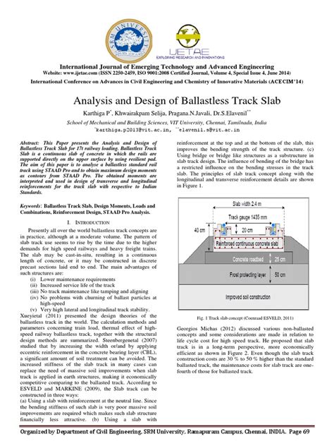 Analysis And Design Of Ballastless Track Slab Pdf Track Rail