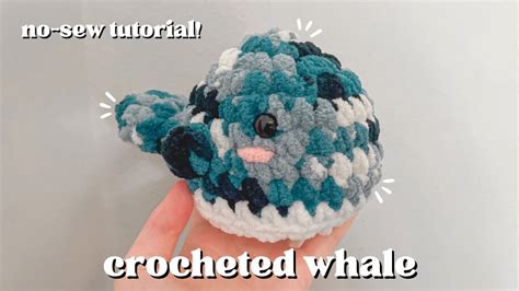 How To Crochet A Whale 🐳 No Sew Whale Crochet Tutorial Youtube