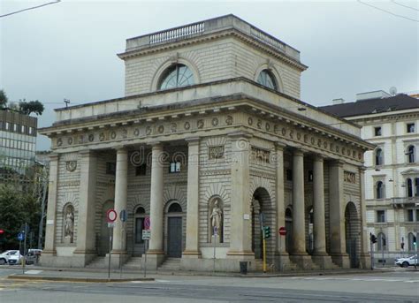 Italy Milan Porta Venezia View From The Side Of The Piazza Guglielmo