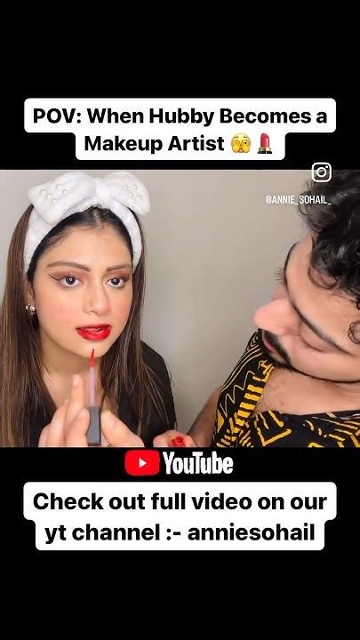 When Your Hubby Becomes A Makeup Artist 💄🫣😂 Couplevlog Makeupchallenge