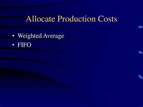 Ppt Process Costing Powerpoint Presentation Free Download Id3268101