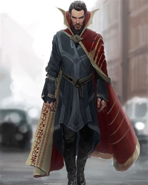 Doctor Strange Gets a Striking Costume Variation in Unused Concept Art