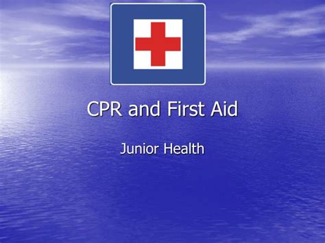 Ppt Cpr And First Aid Powerpoint Presentation Free Download Id5539250