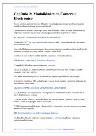 Introducci N Al Comercio Electronico Pdf