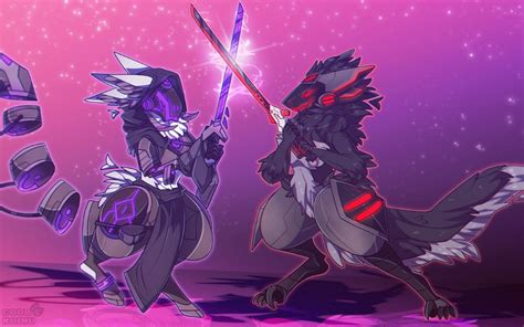 Primagen Sword Fight By Malice Risu Yiff Furry Anime Furry Robot