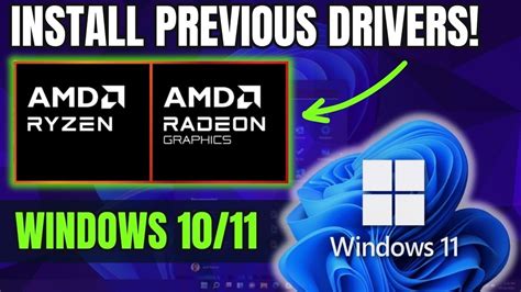 How To Install Or Rollback To Previous Amd Drivers Downgrade To Older