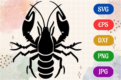 Crawfish Svg Eps Dxf Png Graphic By Creative Oasis Creative Fabrica