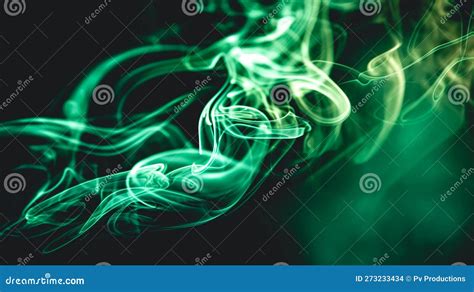 Realistic Green Smoke Clouds, Mist Effect, Generative AI. Stock Illustration - Illustration of ...