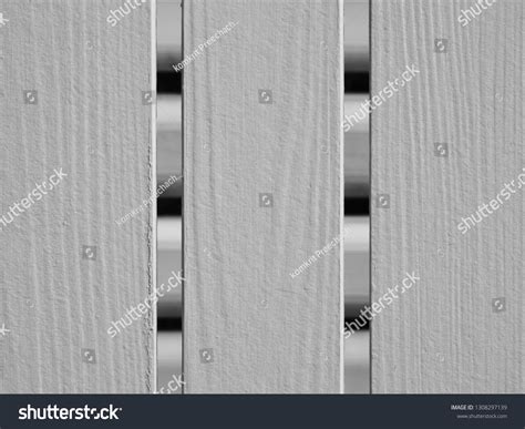 White Wood Fence Texture Stock Photo 1308297139 | Shutterstock