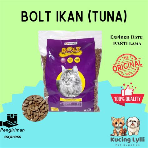 Jual Bolt Tuna 800 Gram Repack Makanan Kucing BOLT 800 Gram