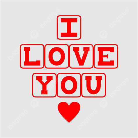 I Love You Vector Hd Images, I Love You Typography, I Love You, Valentines, Valentine PNG Image ...