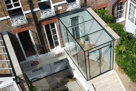 Contemporary Frameless Glass Box Extensions Room Outside®