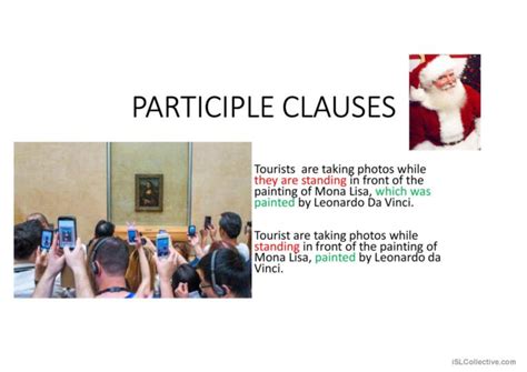 Participle Clauses Grammar Guide English Esl Powerpoints