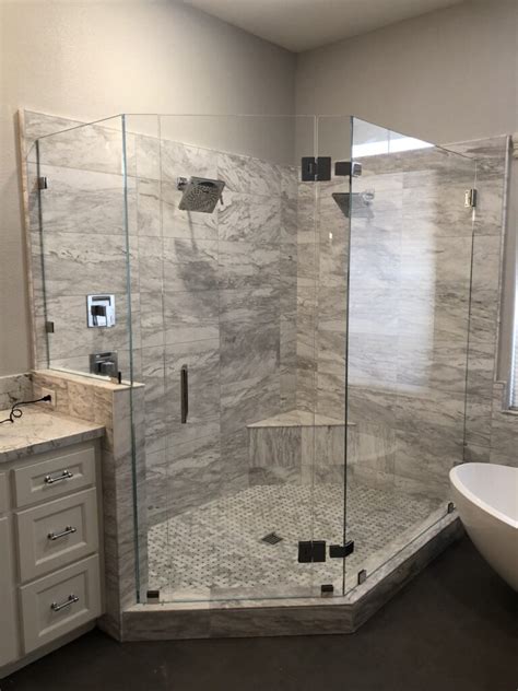 Heavy Frameless Showers Steam Showers Rocklin Glass Mirror Inc