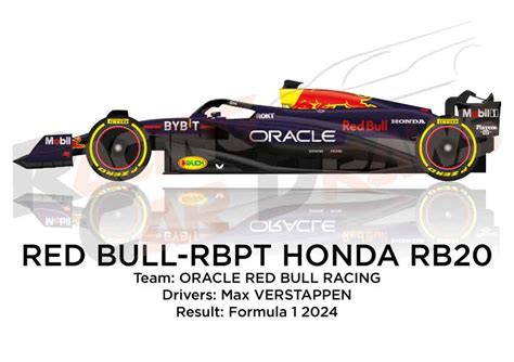 Red Bull RBPT Honda RB20 N 1 Formula 1 World Champion 2024